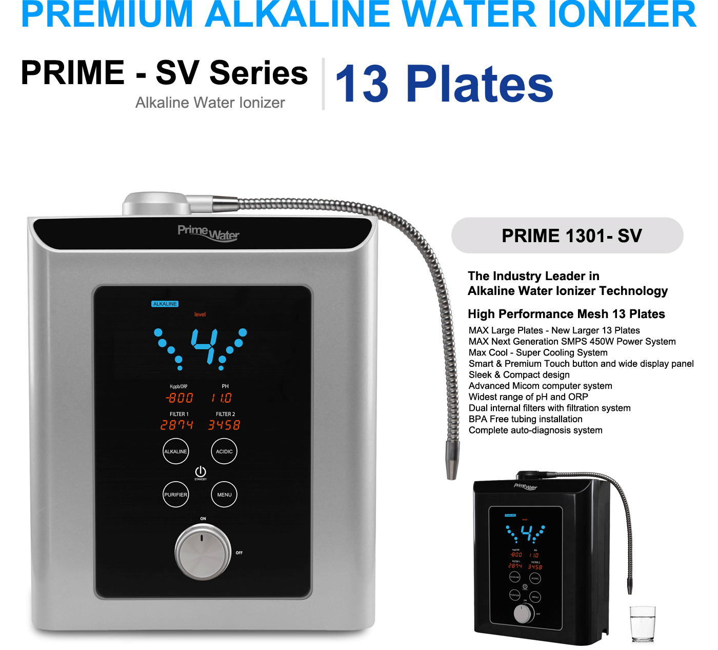 prime water ionizer