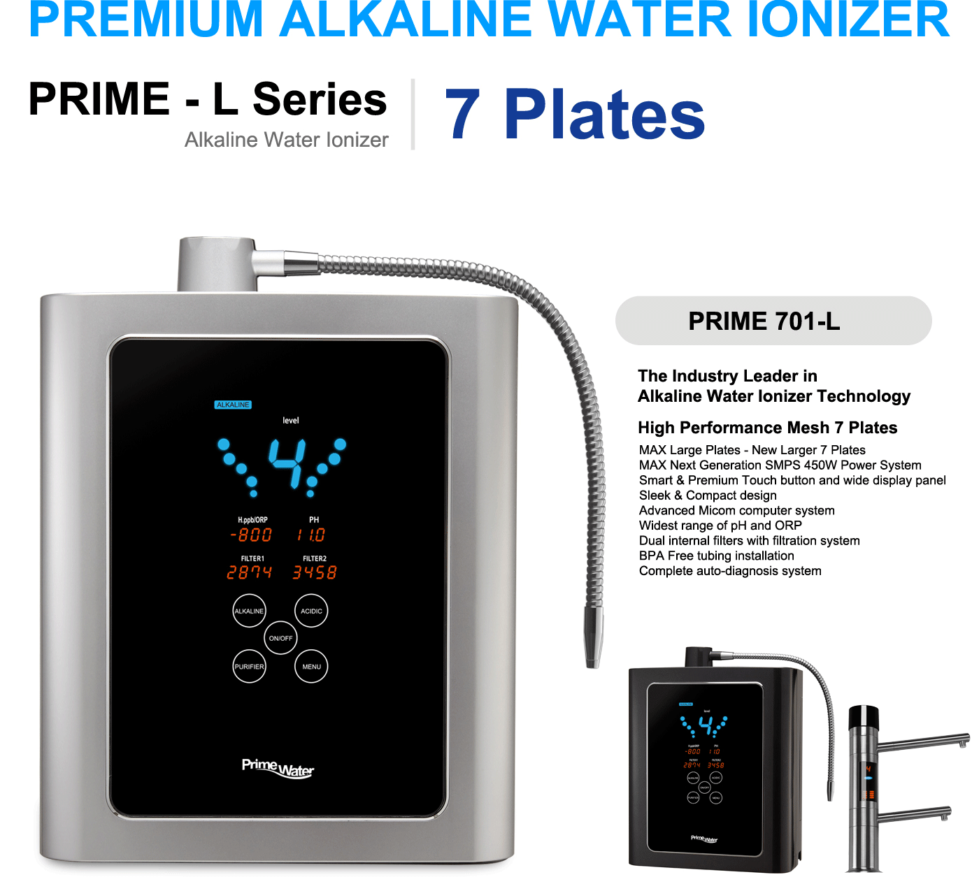 prime water ionizer