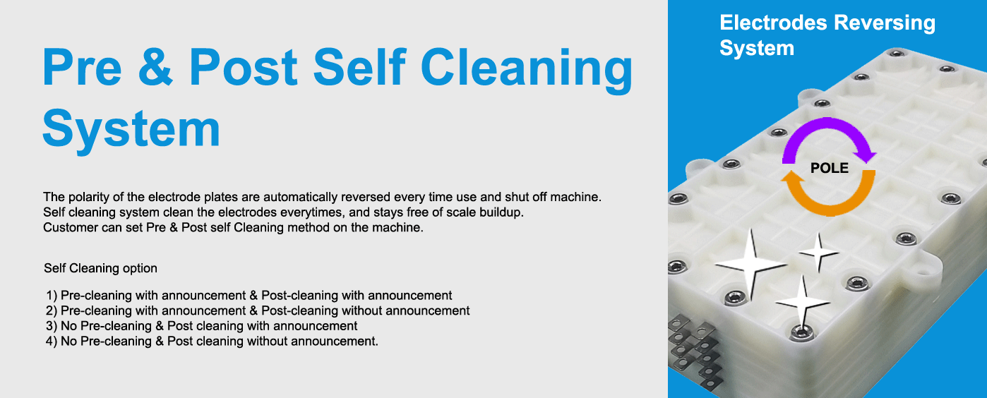 auto clean Aqualine Prime R-Series Water Ionizer